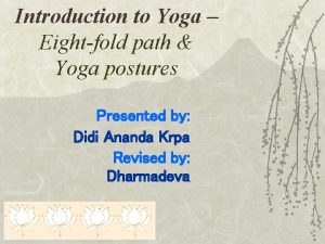 Importance of yogasan