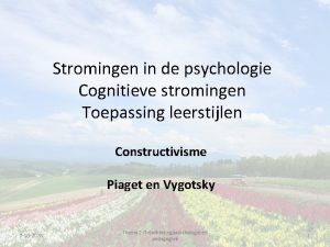 Vygotsky constructivisme Vygotsky constructivisme