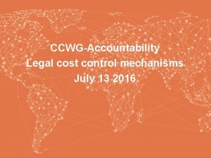 Legal cost control