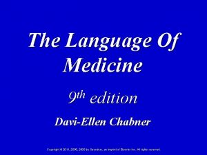 The Language Of Medicine th 9 edition DaviEllen