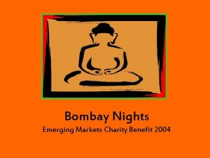 Bombay Nights Emerging Markets Charity Benefit 2004 EMTA