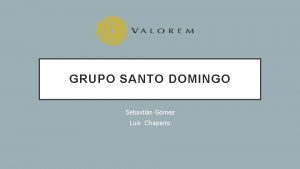 Grupo santo domingo