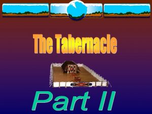 Tabernacle parts