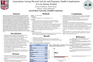 Associations Among Physical Activity and Pregnancy Health Complications