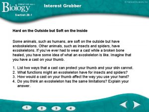 Section 28-1 introduction to the arthropods answers