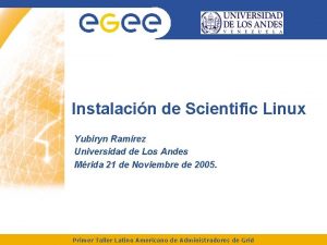 Scientific linux