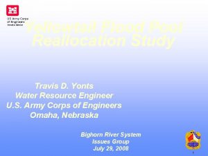 US Army Corps of Engineers Omaha District Yellowtail