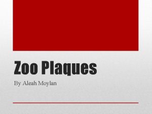 Zoo Plaques By Aleah Moylan Pandas can be