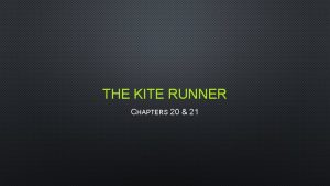 Chapter 21 the kite runner
