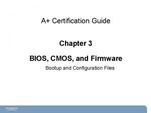 Cmos certification