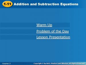 Solving addition and subtraction equations answers Solving addition and subtraction equations answers