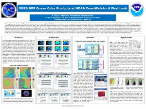 VIIRS NPP Ocean Color Products at NOAA Coast