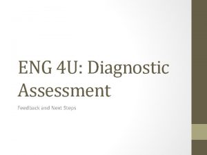 Diagnostic assessment examples