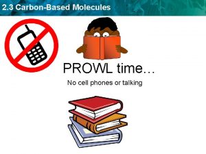 2 3 CarbonBased Molecules PROWL time No cell