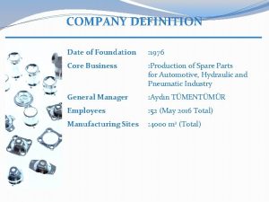 Core business definition