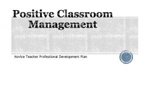 Classroom development plan