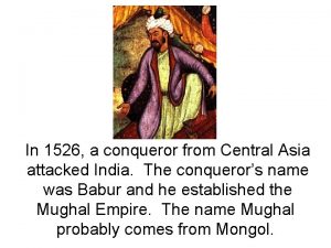 Conqueror of central asia