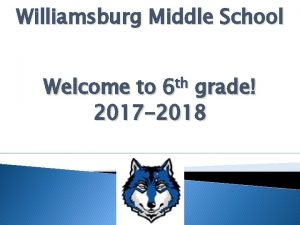 Williamsburg middle school