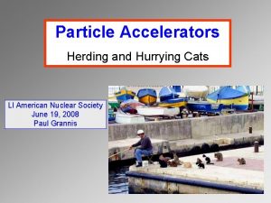 Particle Accelerators Herding and Hurrying Cats LI American
