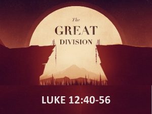 Luke 12 51