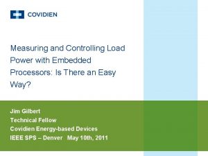 Measuring and Controlling Load Power with Embedded Processors