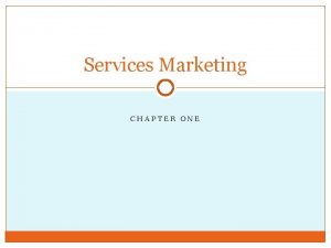 Tangibility spectrum in service marketing