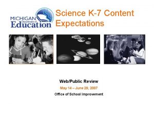 Science K7 Content Expectations WebPublic Review May 14