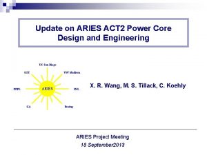 Update on ARIES ACT 2 Power Core Design