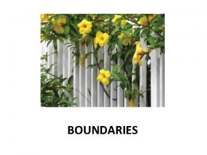 Unhealthy boundaries definition