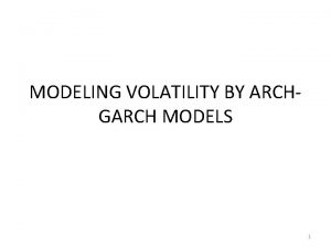 Arch model