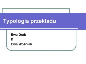 Ewa drab