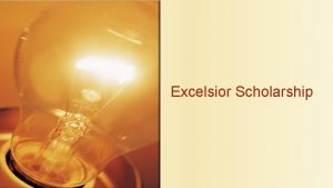 Excelsior scholarship gpa requirements