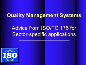 Iso/tc 176