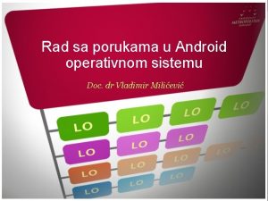 Rad sa porukama u Android operativnom sistemu Doc