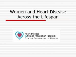 Women and Heart Disease Across the Lifespan What