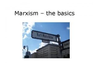 Marxism the basics Understand all sociologists and social