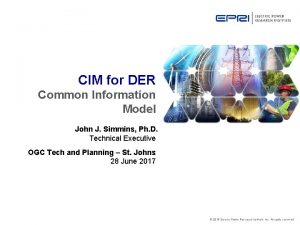 Common information model electricity