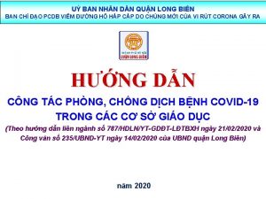 U BAN NH N D N QUN LONG