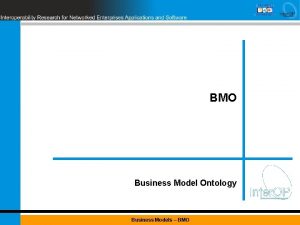 Business model ontology