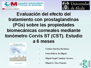 Evaluacin del efecto del tratamiento con prostaglandinas PGs