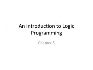 Logic chapter 6