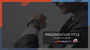 PRESENTATION TITLE Presentation Subtitle By James Sager Dec