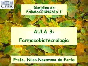 Farmacobiotecnologia