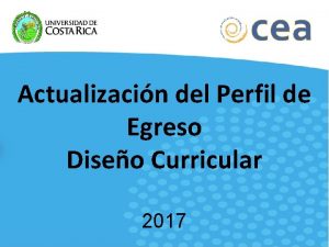 Actualizacin del Perfil de Egreso Pulse para aadir