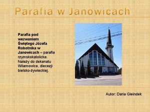 Janowice parafia św józefa