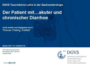 DGVS Tauschbrse Lehre in der Gastroenterologie Der Patient