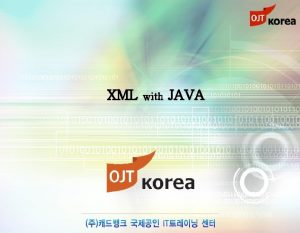 XML with JAVA chapter 11 DOM DOM DOM
