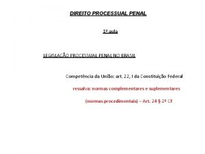 Fases do processo penal