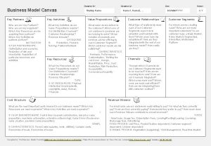 Business model canvas tripadvisor
