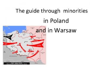 The guide through minorities in Poland in Warsaw